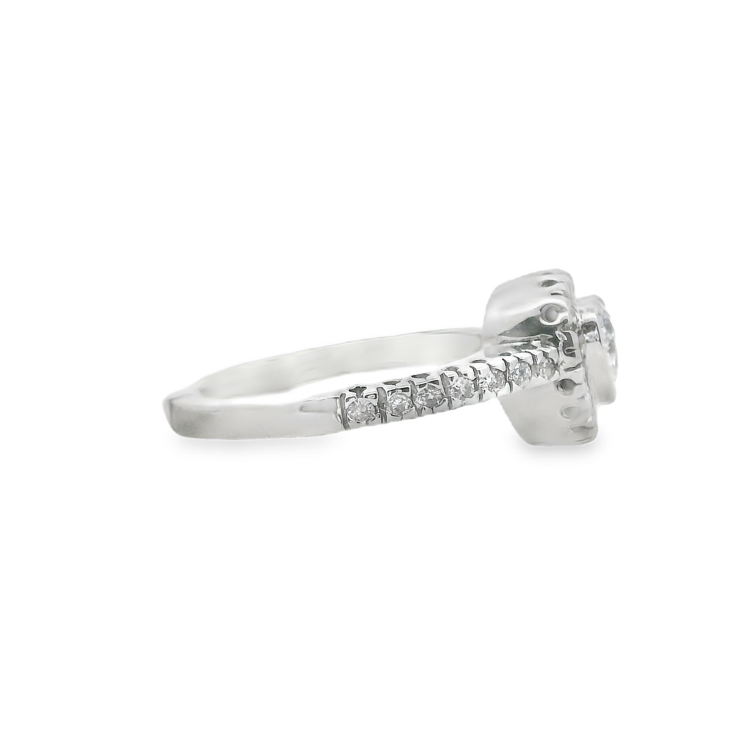 Heart Cut Diamond Engagement Ring