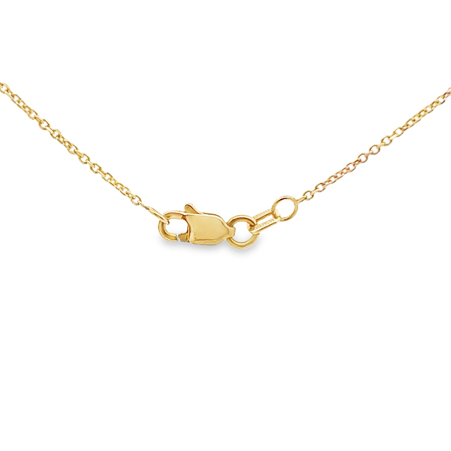 Mama Name Diamond Pendant Necklace in 14K Yellow Gold