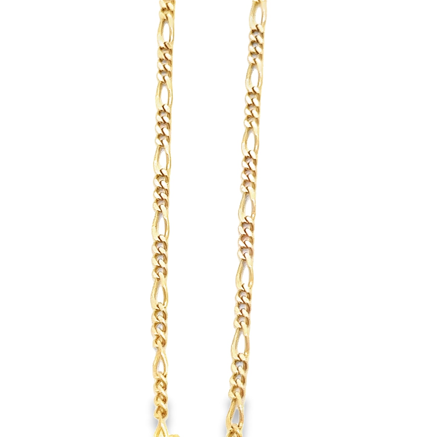 Heart Shape Sapphire and Diamond Pendant Necklace in 14K Yellow Gold