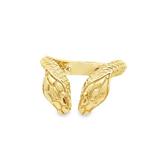 Snake Ring in 14K Yellow Gold