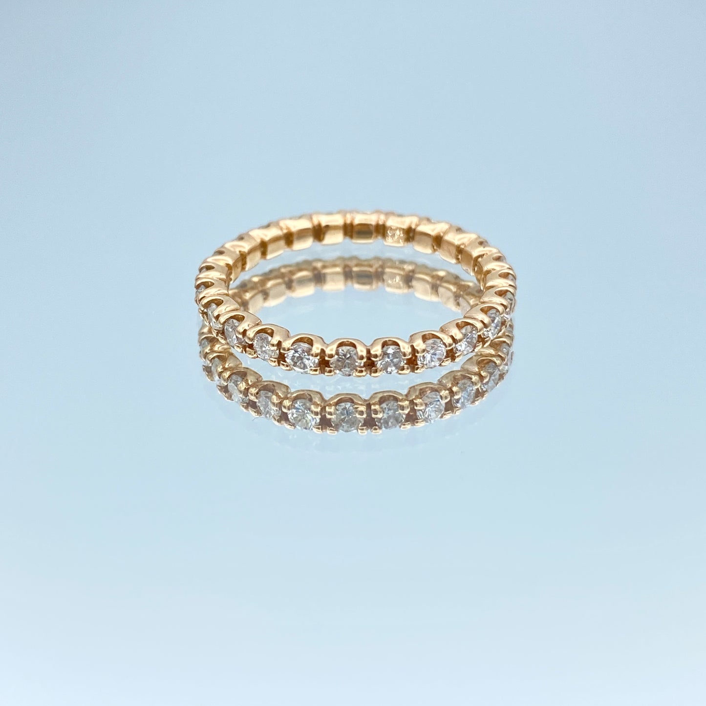 Diamond Eternity Ring in 14K Rose Gold - L and L Jewelry