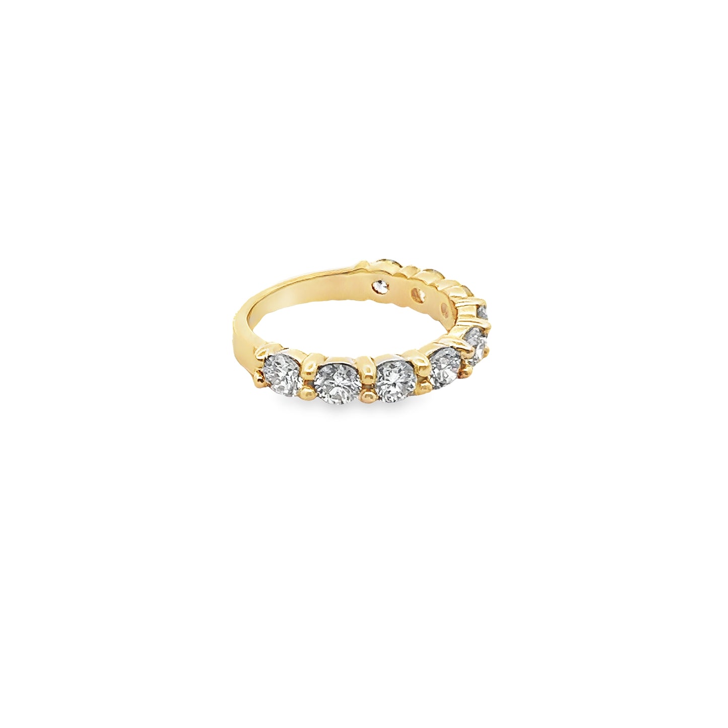 Court and Kelly 3/4 Round Brilliant-Cut Diamond Band in 14K Gold