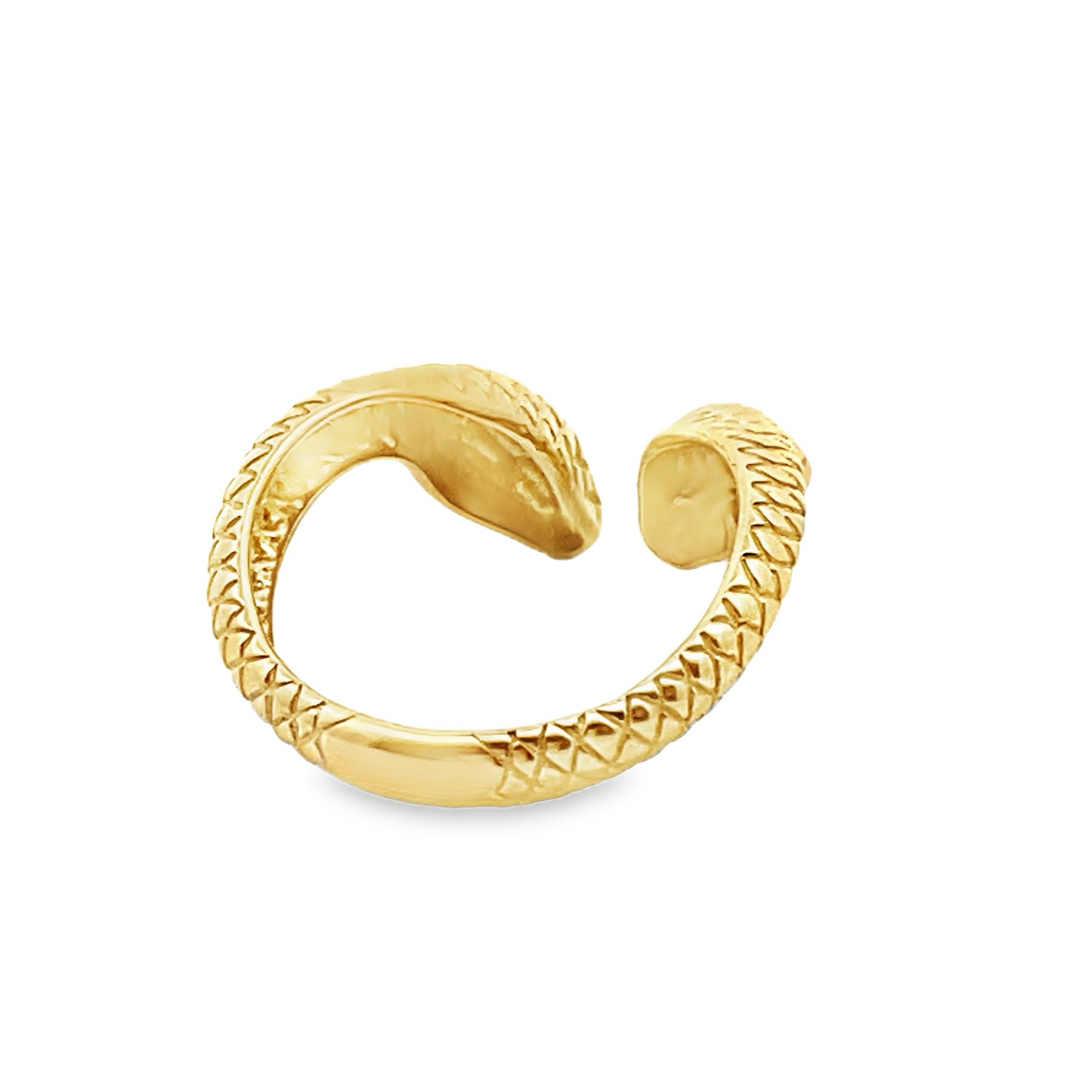 Snake Ring in 14K Yellow Gold