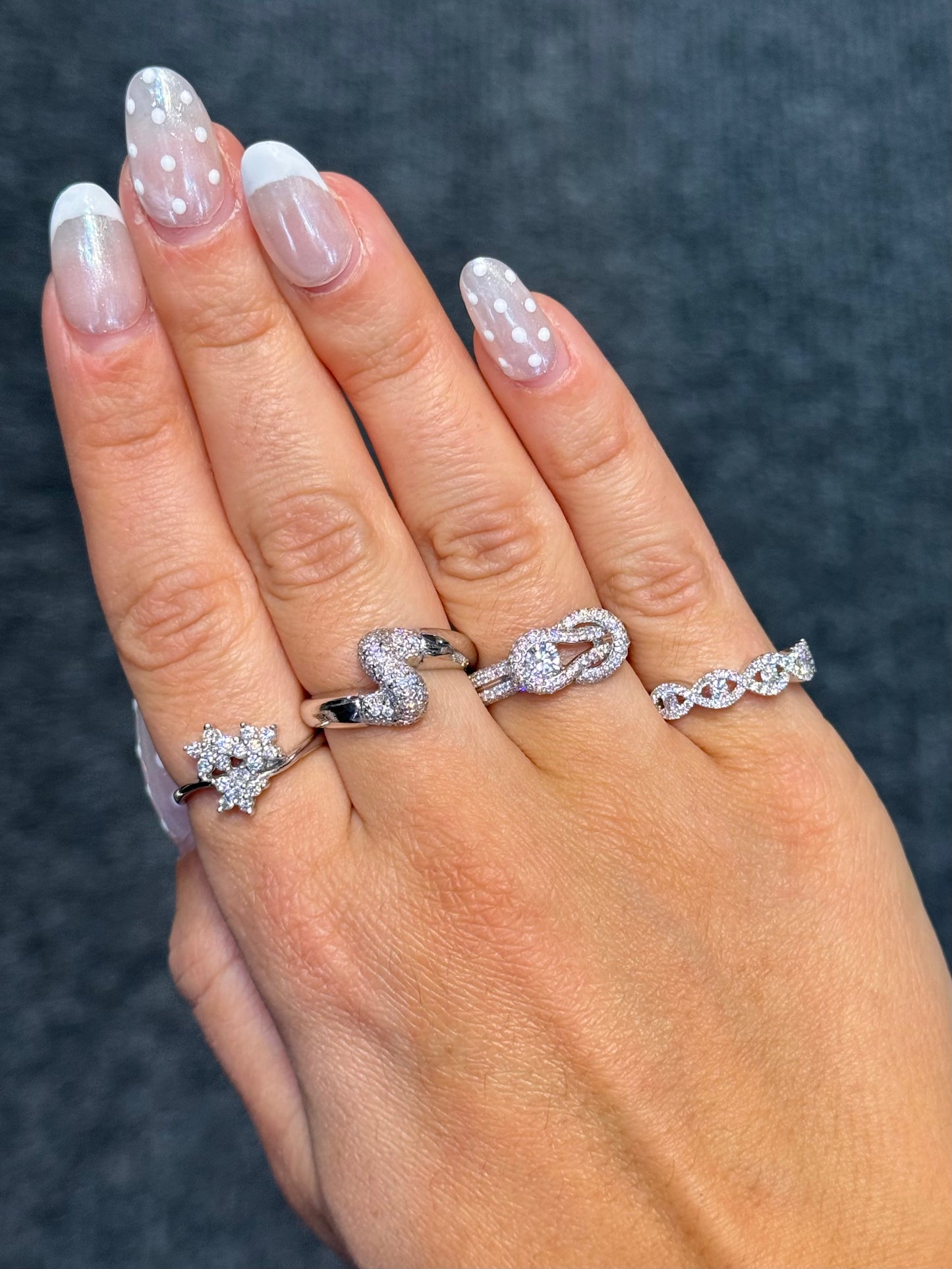 Halfway Diamond Infinity Band