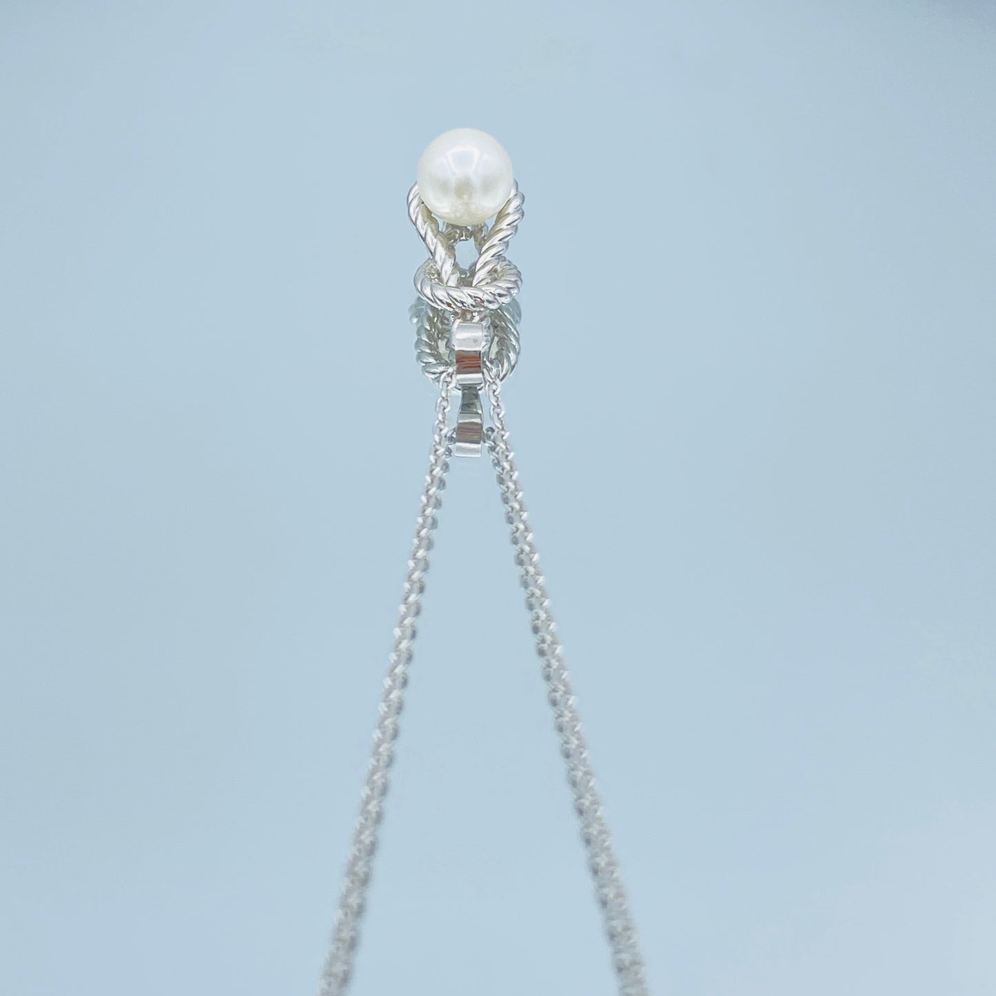 Brown Pearl Necklace in 14K White Gold - L and L Jewelry