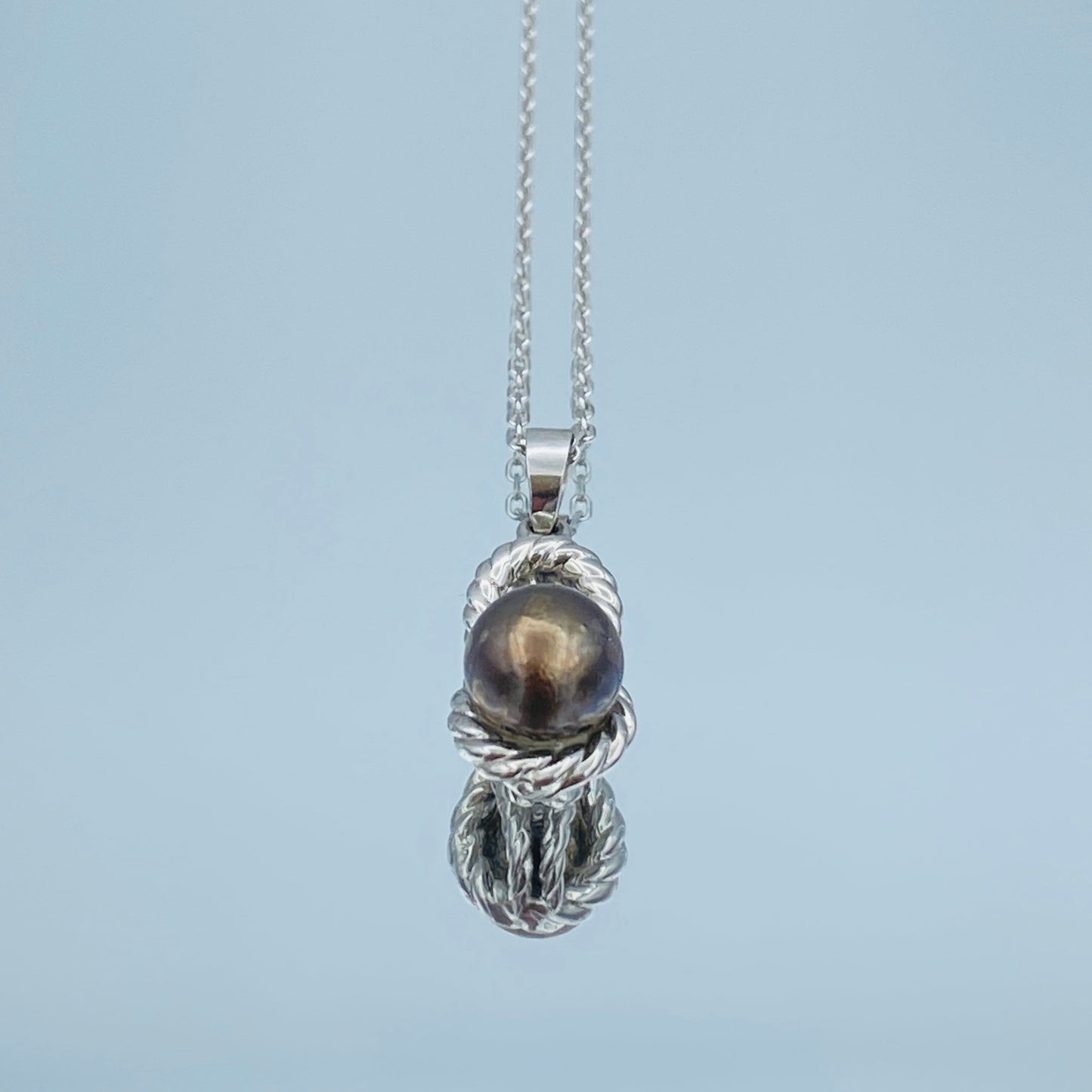 Pearl Necklace in 14K White Gold - L and L Jewelry