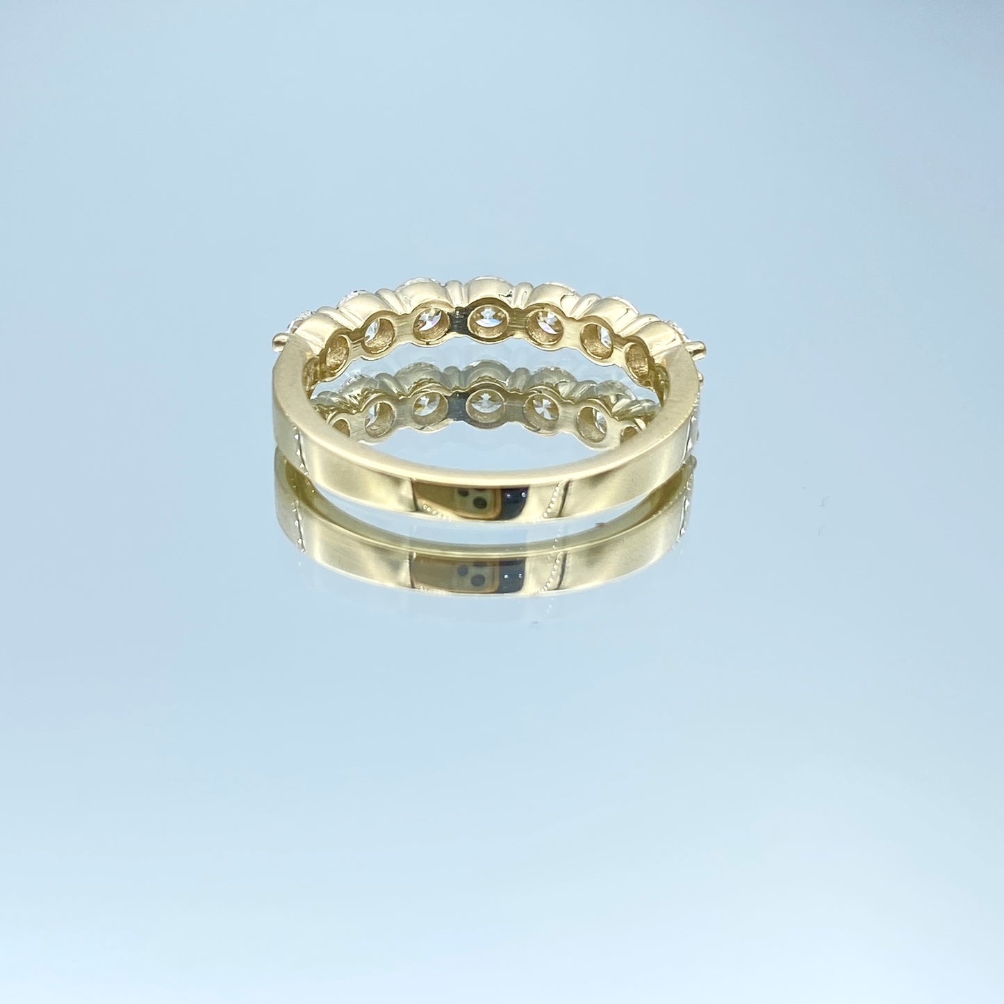 Seven Stone Diamond Ring in 14K Yellow Gold - L and L Jewelry