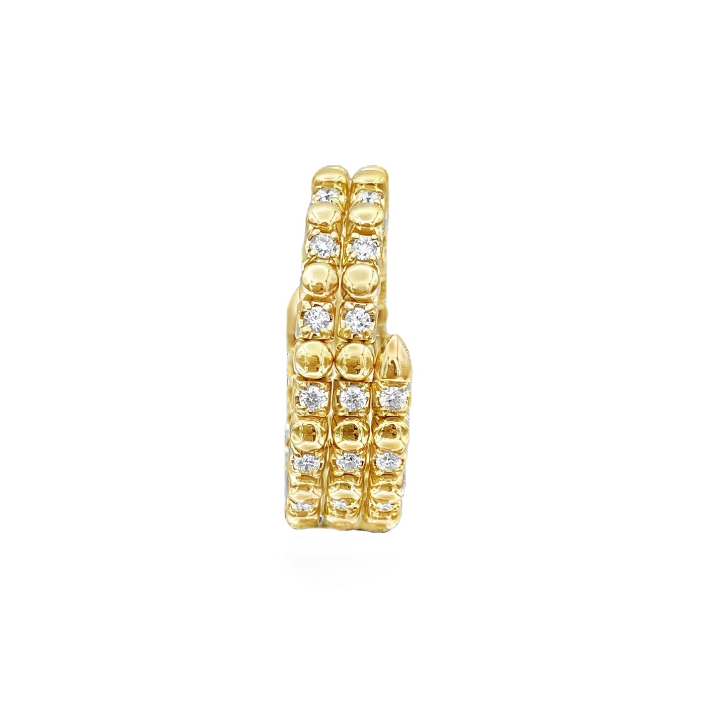 Flexible Diamond 14K Yellow Gold Wrap-Around Ring
