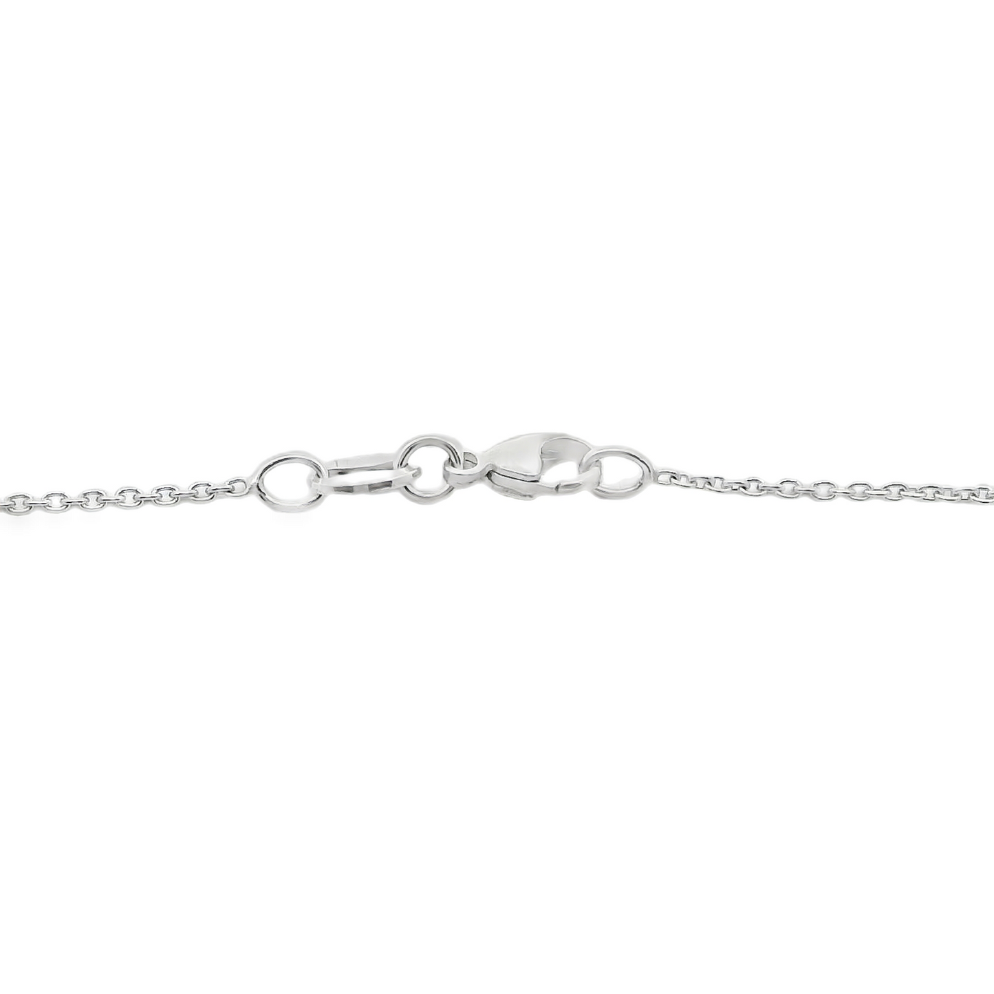 5 Stone Floating Diamond Necklace Chain