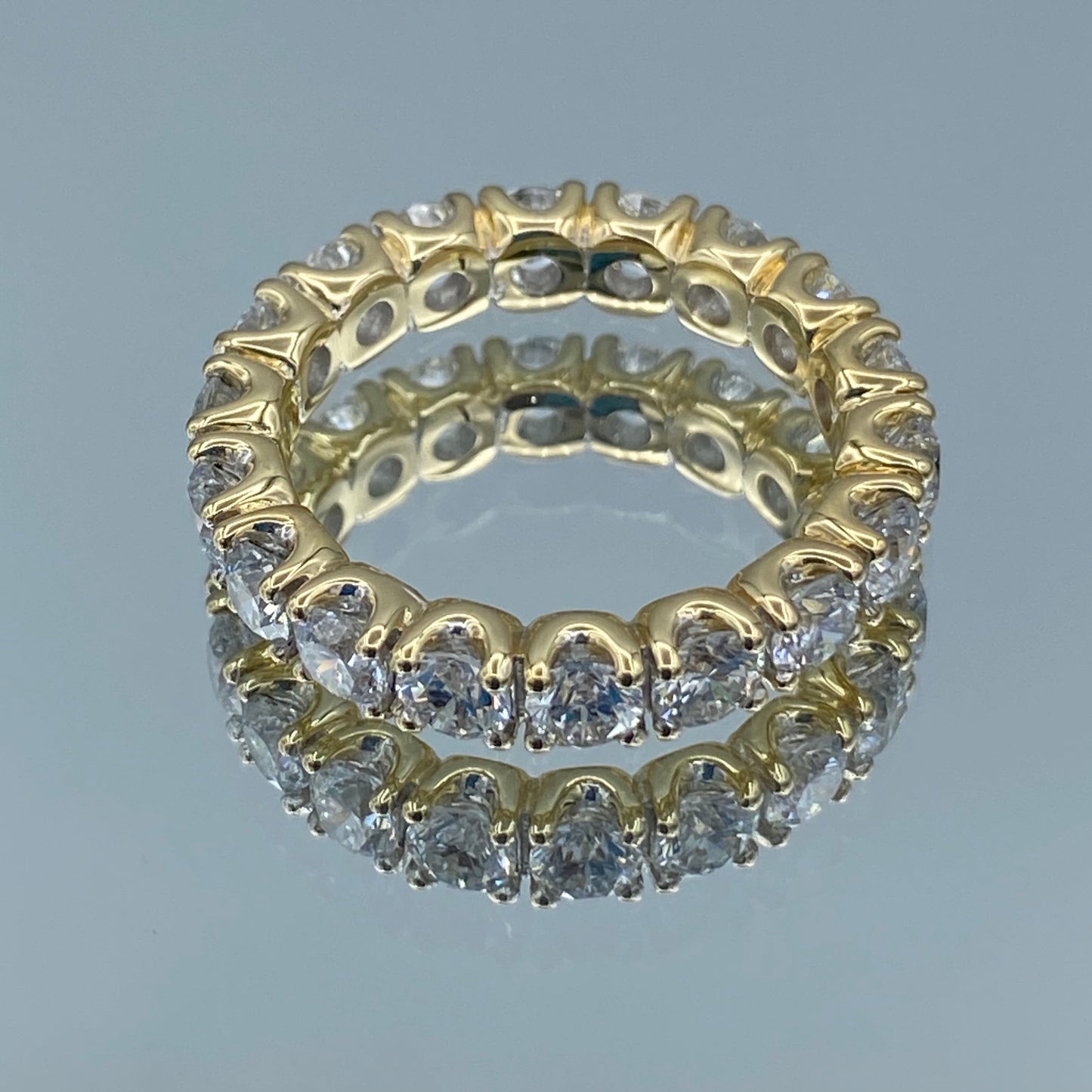 Diamond Eternity Ring in 14K Yellow Gold - L and L Jewelry