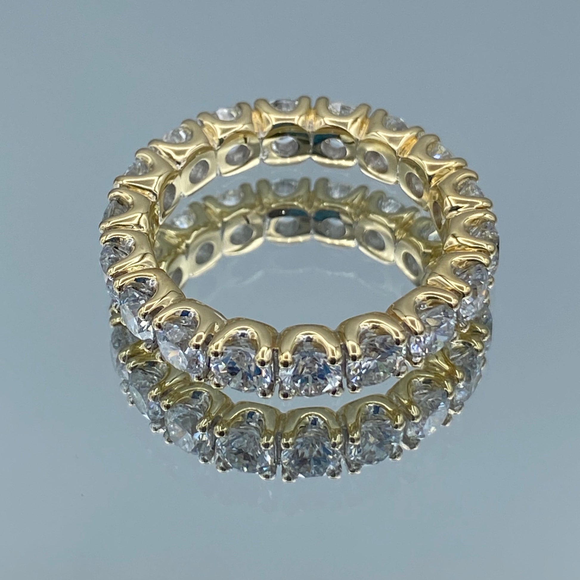 Diamond Eternity Ring in 14K Yellow Gold - L and L Jewelry