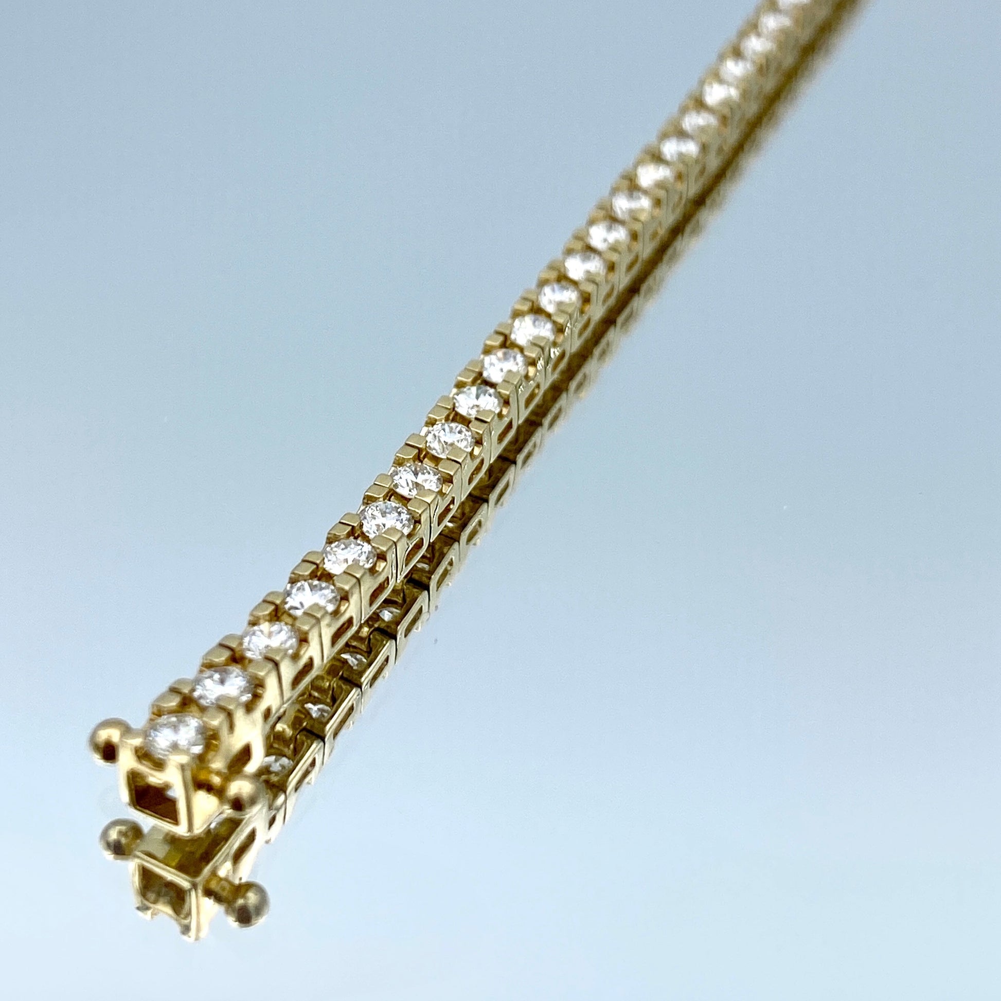 Diamond Tennis Bracelet in 14K Yellow Gold - L and L Jewelry