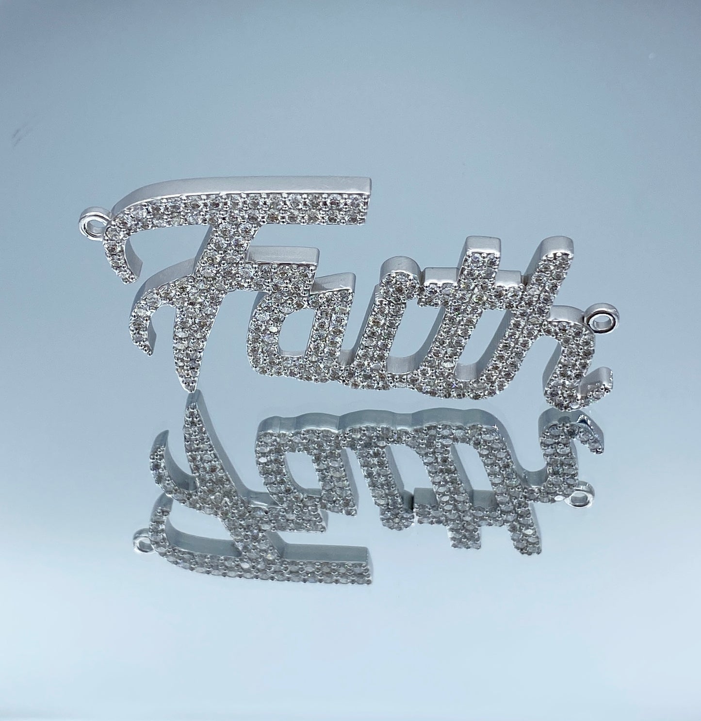 Statement Necklace with Round Brilliant-Cut Diamonds in 14 K White Gold - L and L Jewelry