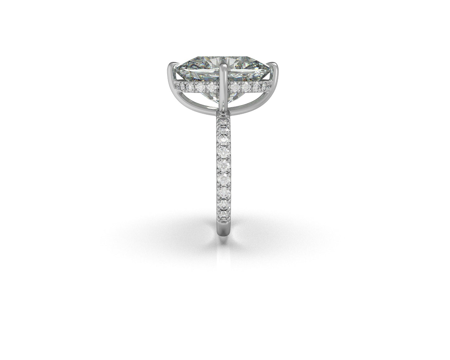 Dani Austin's Elongated Cushion Engagement Ring