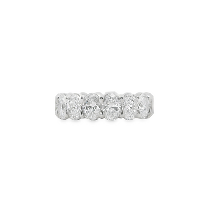 LKS Oval-Cut Diamond Eternity Ring