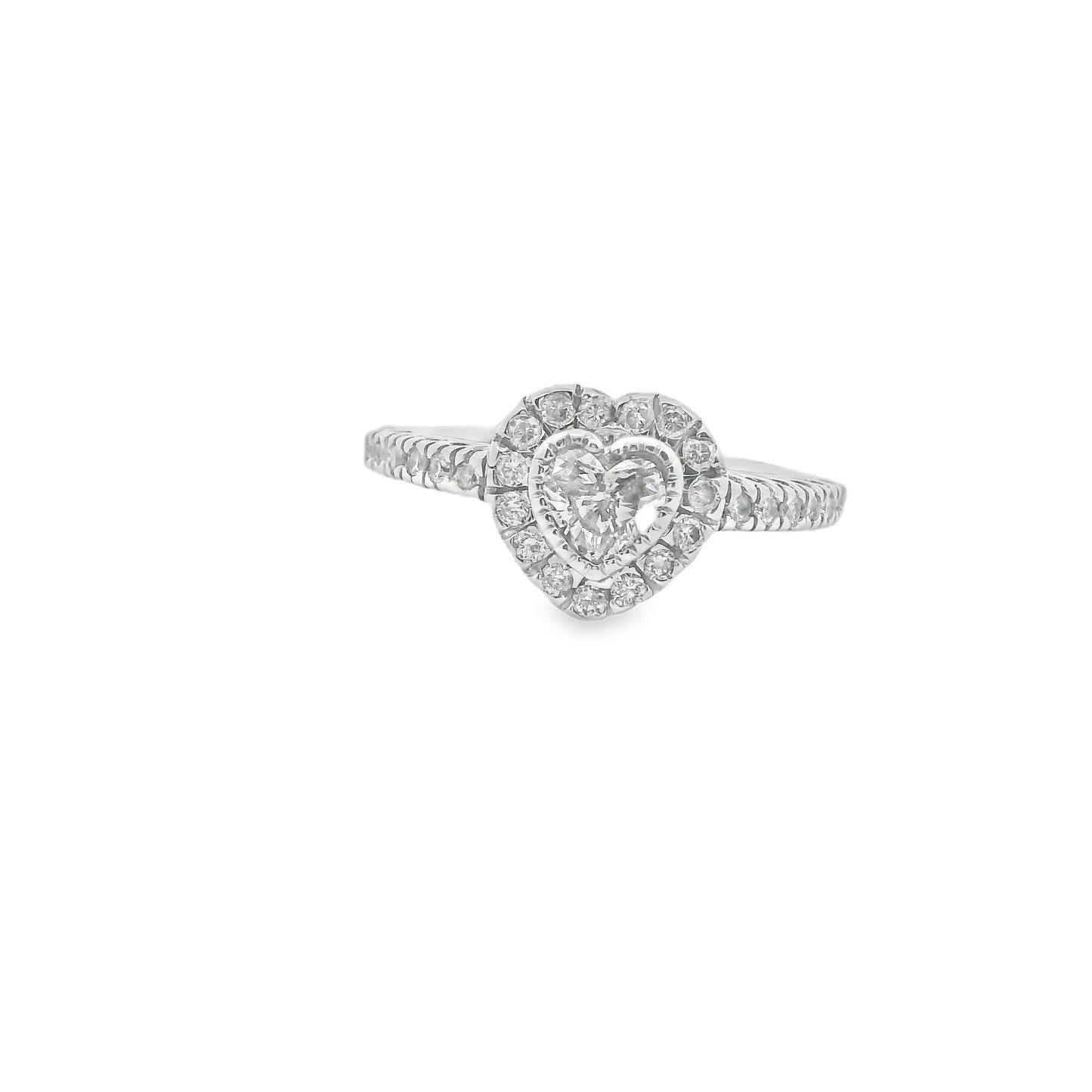 Heart Cut Diamond Engagement Ring