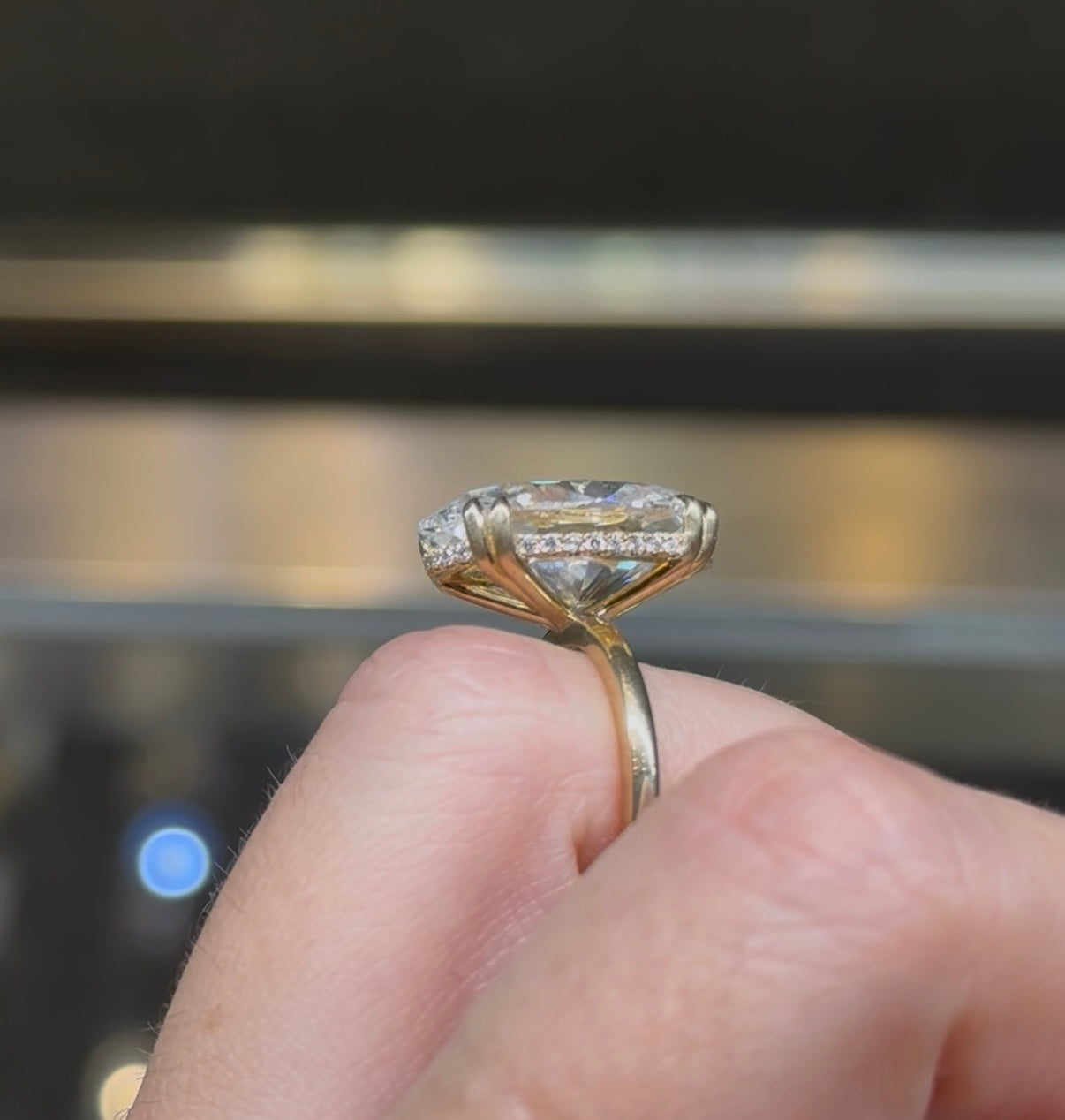 Lauren Kay Sim Oval Diamond Engagement Ring