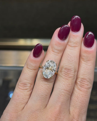 Lauren Kay Sim Oval Diamond Engagement Ring