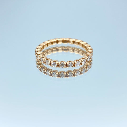 Diamond Eternity Ring in 14K Rose Gold - L and L Jewelry