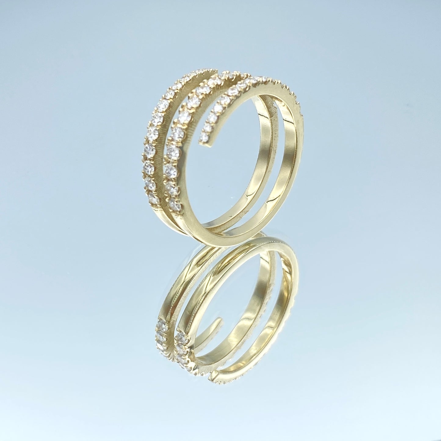 Spiral in 14K Yellow Gold - L and L Jewelry