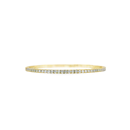 Flexible Diamond Bangle Classic Bracelet in 14K Gold