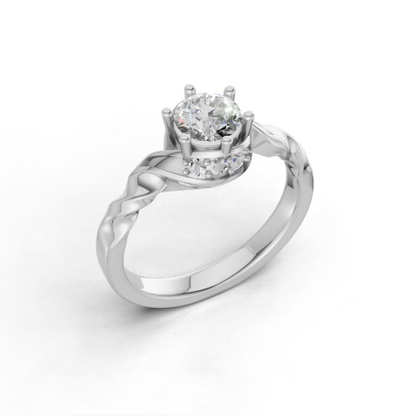 round-14k white gold|round-18k white gold|round-platinum
