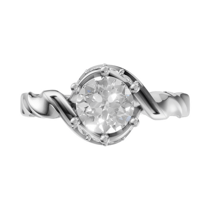 round-14k white gold|round-18k white gold|round-platinum