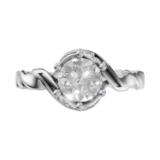 round-14k white gold|round-18k white gold|round-platinum