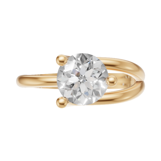 round-14k yellow gold|round-18k yellow gold