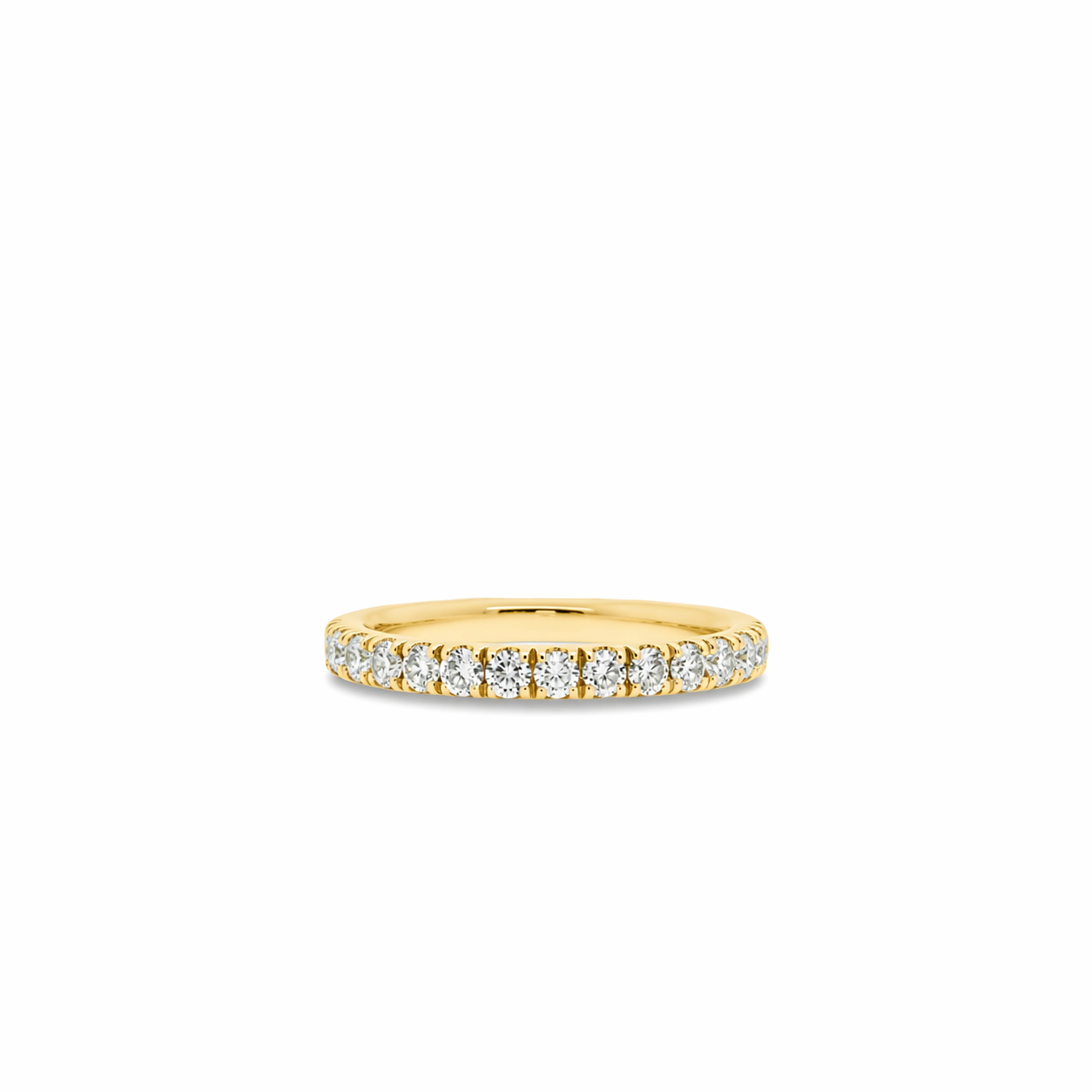 Diamond Wedding Band in 14K Yellow Gold
