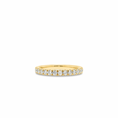 Diamond Wedding Band in 14K Yellow Gold