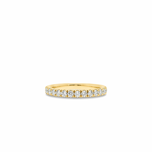 Diamond Wedding Band in 14K Yellow Gold