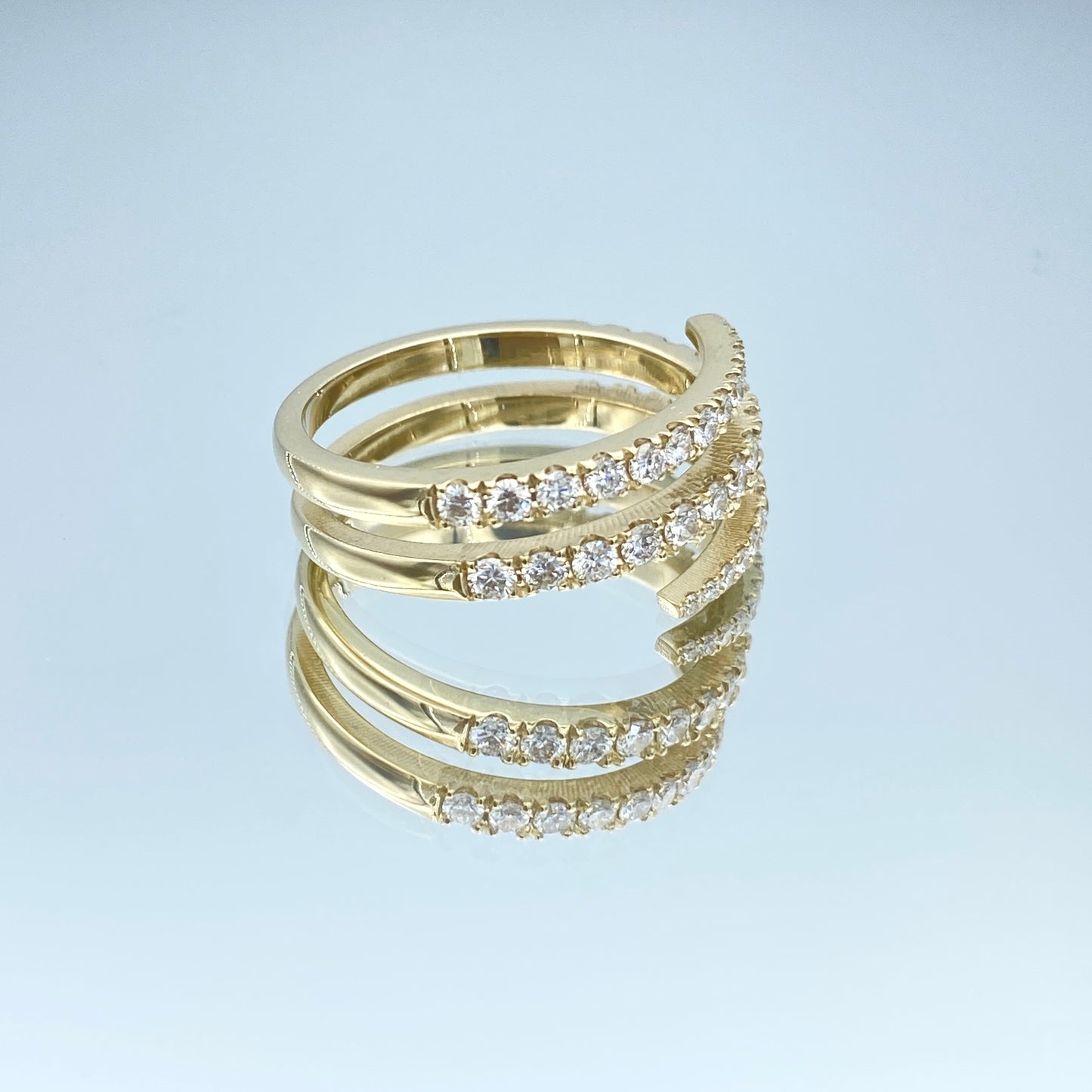 Spiral in 14K Yellow Gold - L and L Jewelry