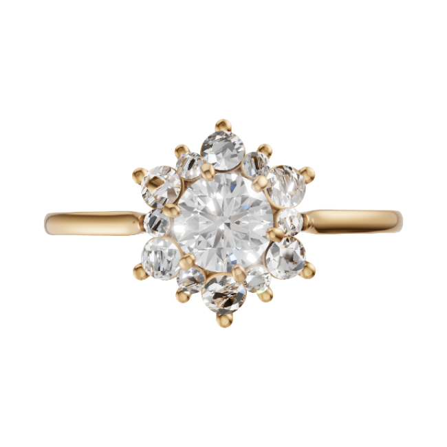 round-14k yellow gold|round-18k yellow gold