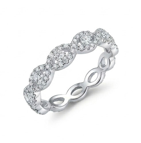 Halfway Diamond Infinity Band