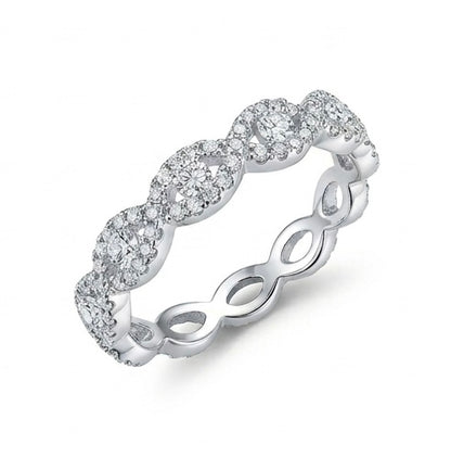 Halfway Diamond Infinity Band