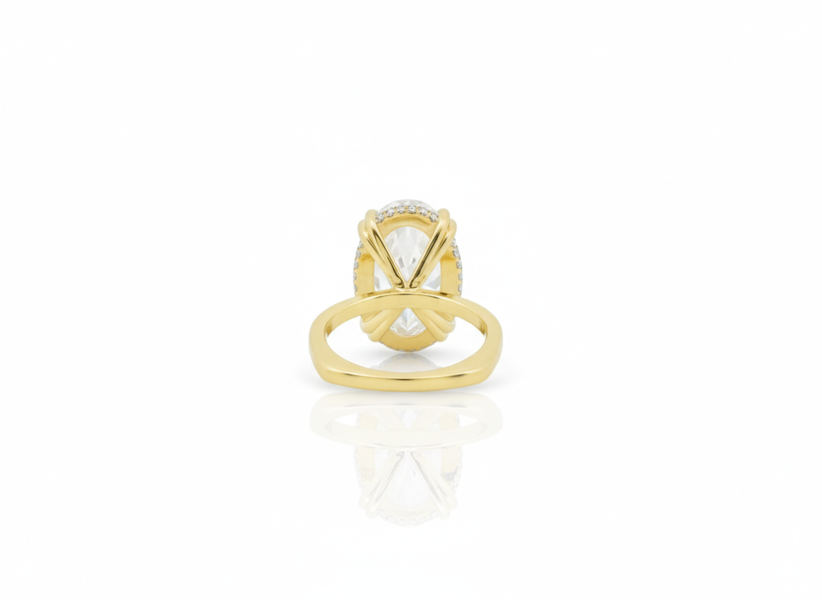 Lauren Kay Sim Oval Diamond Engagement Ring