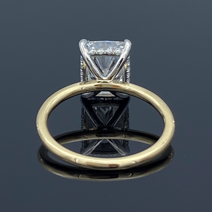 Solitaire Radiant-Cut Diamond Engagement Ring in 14K Yellow Gold - L and L Jewelry