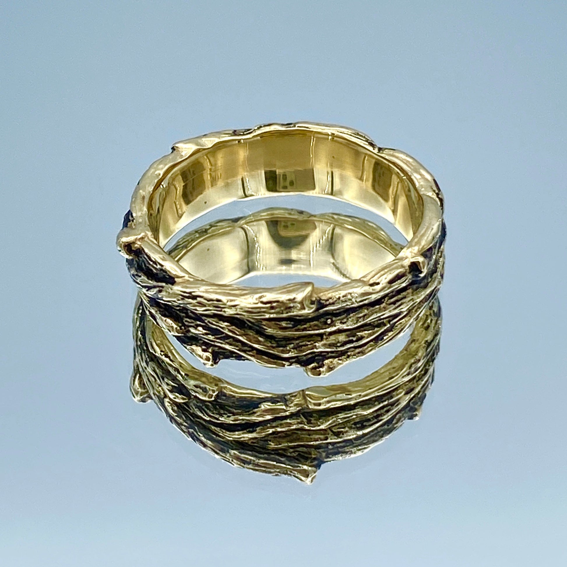 6th Avenue Design Men's Ring in 14K Yellow Gold - L and L Jewelry