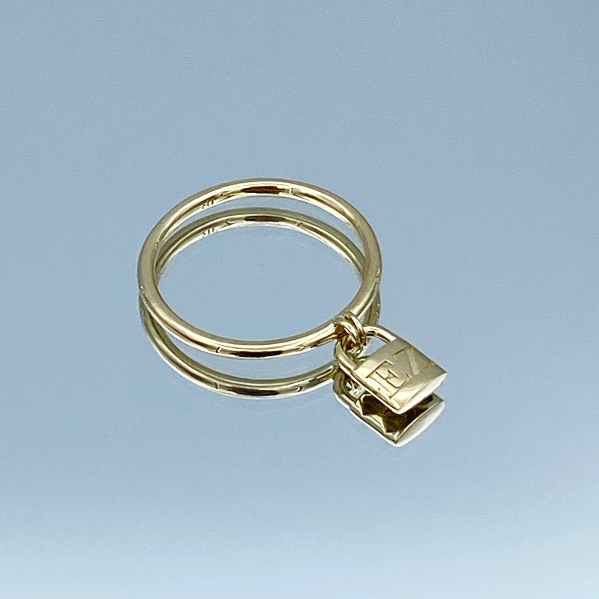 Initial Ring in 14K Yellow Gold - L and L Jewelry