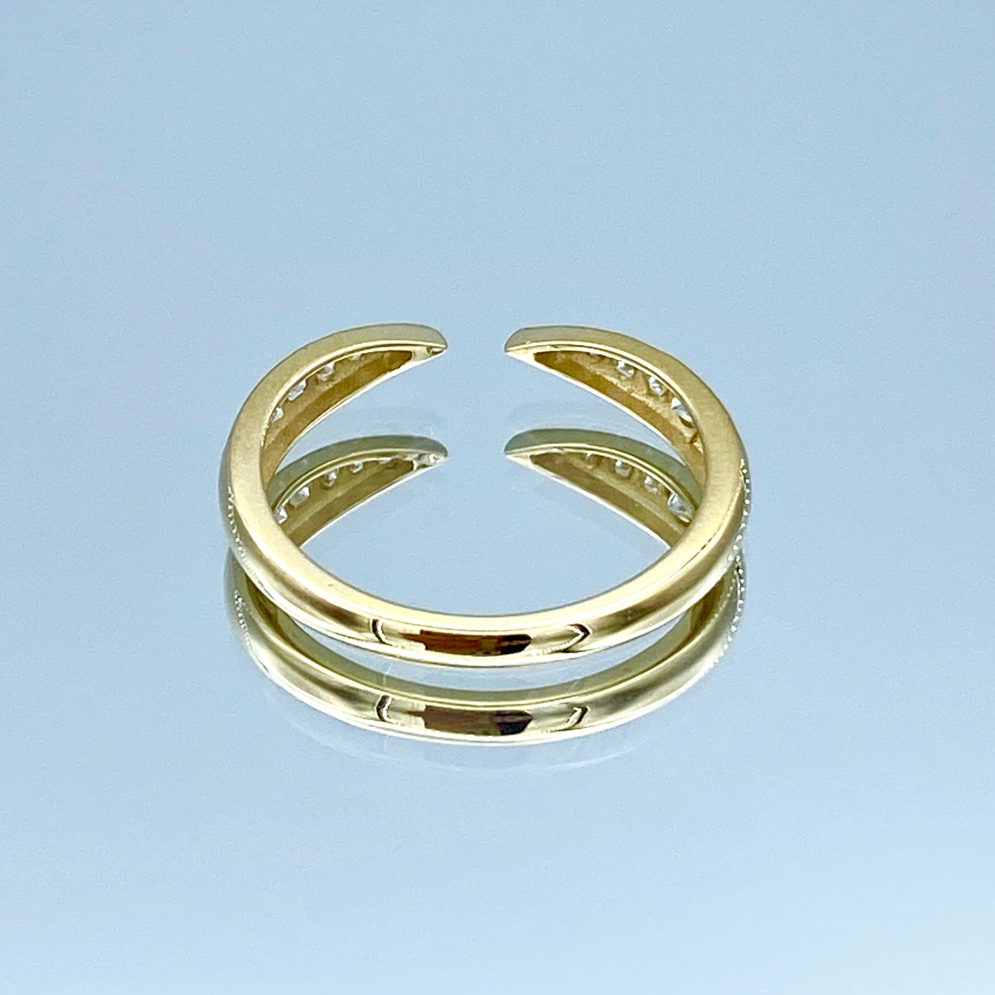 Diamond Claw Ring in 14K Yellow Gold - L and L Jewelry