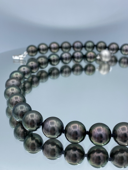 Tahitian Pearl Necklace with 14K White Gold Clasp - L and L Jewelry